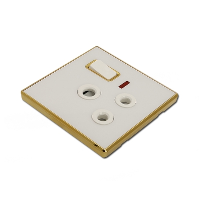 15Amp socket with switch and neon South Africa socket 