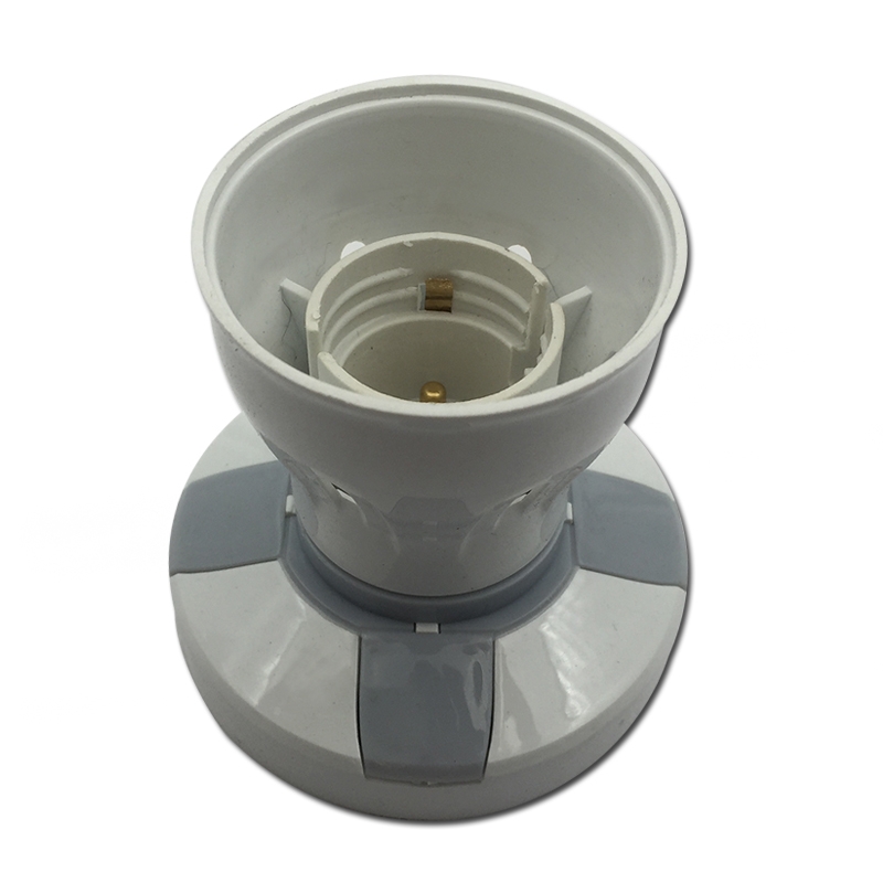 e27 b22 both fitted double lamp holder 2 IN 1 straight electric lamp