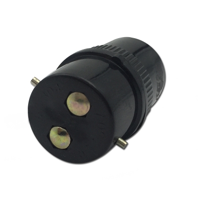 b22 pin type lamp holder black color plastic lampholder